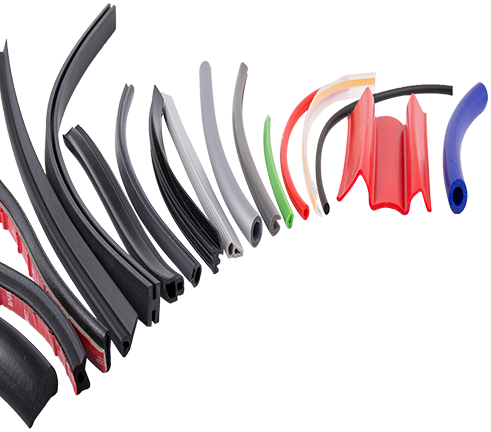 押し出されたゴム製品